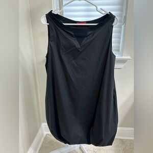 Prada, Black Sleeveless Women's Dress, L